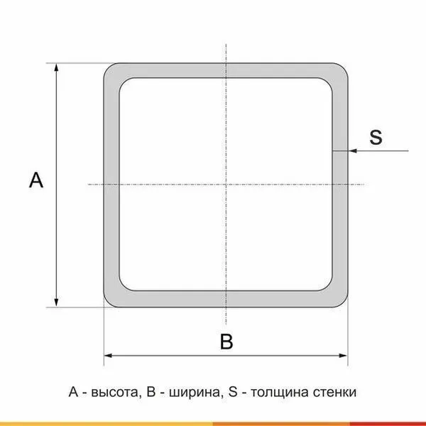 Труба профильная 80х40х2 Ст2пс ГОСТ 13663-86 - 4